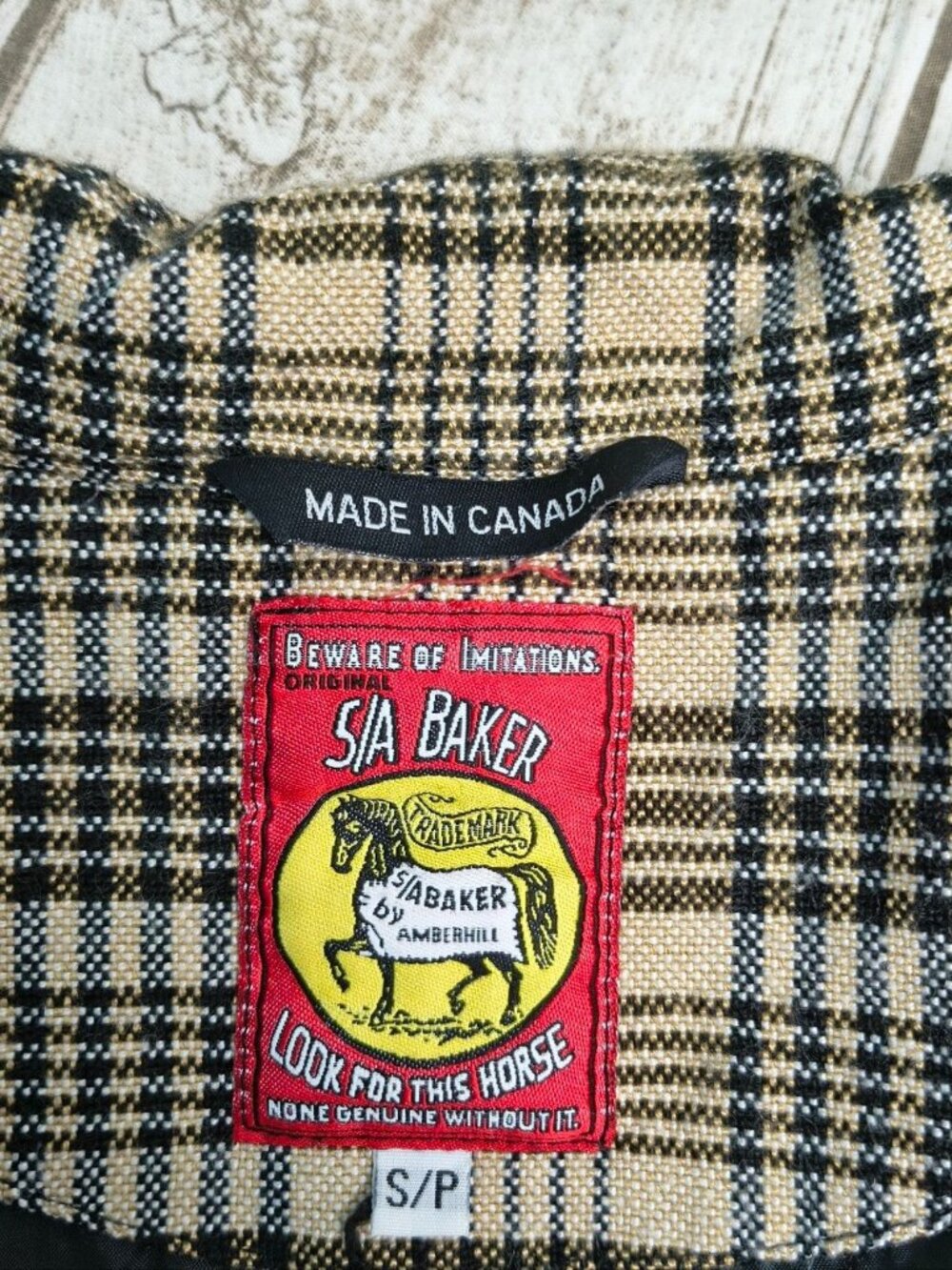 Vintage Sia Baker By Amberhill Black Quilted Equestrian Jacket Size Small - Picture 2 of 8